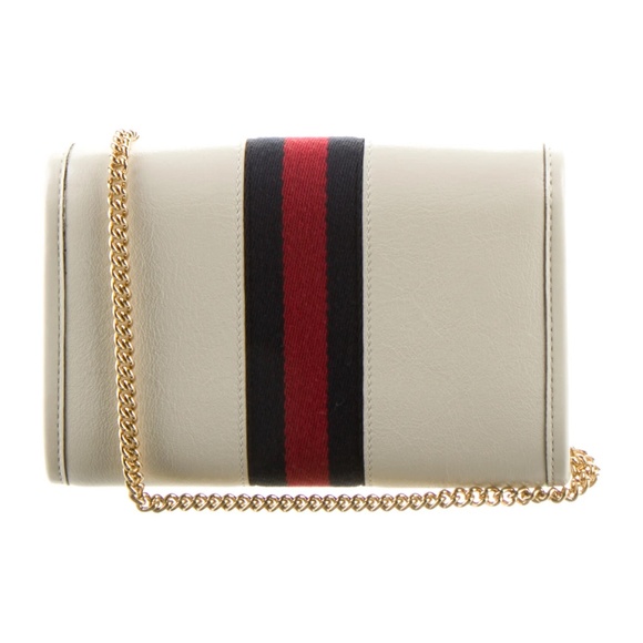 Gucci Rajah White Leather Crossbody Bag - Picture 4 of 5